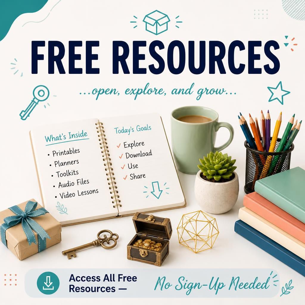 Free Resources lessons — Open, explore and grow